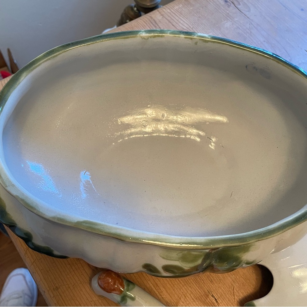 Vintage Louisville Stoneware Soup Tureen With Ladle‎ John B Taylor “Harvest” - Picture 7 of 12